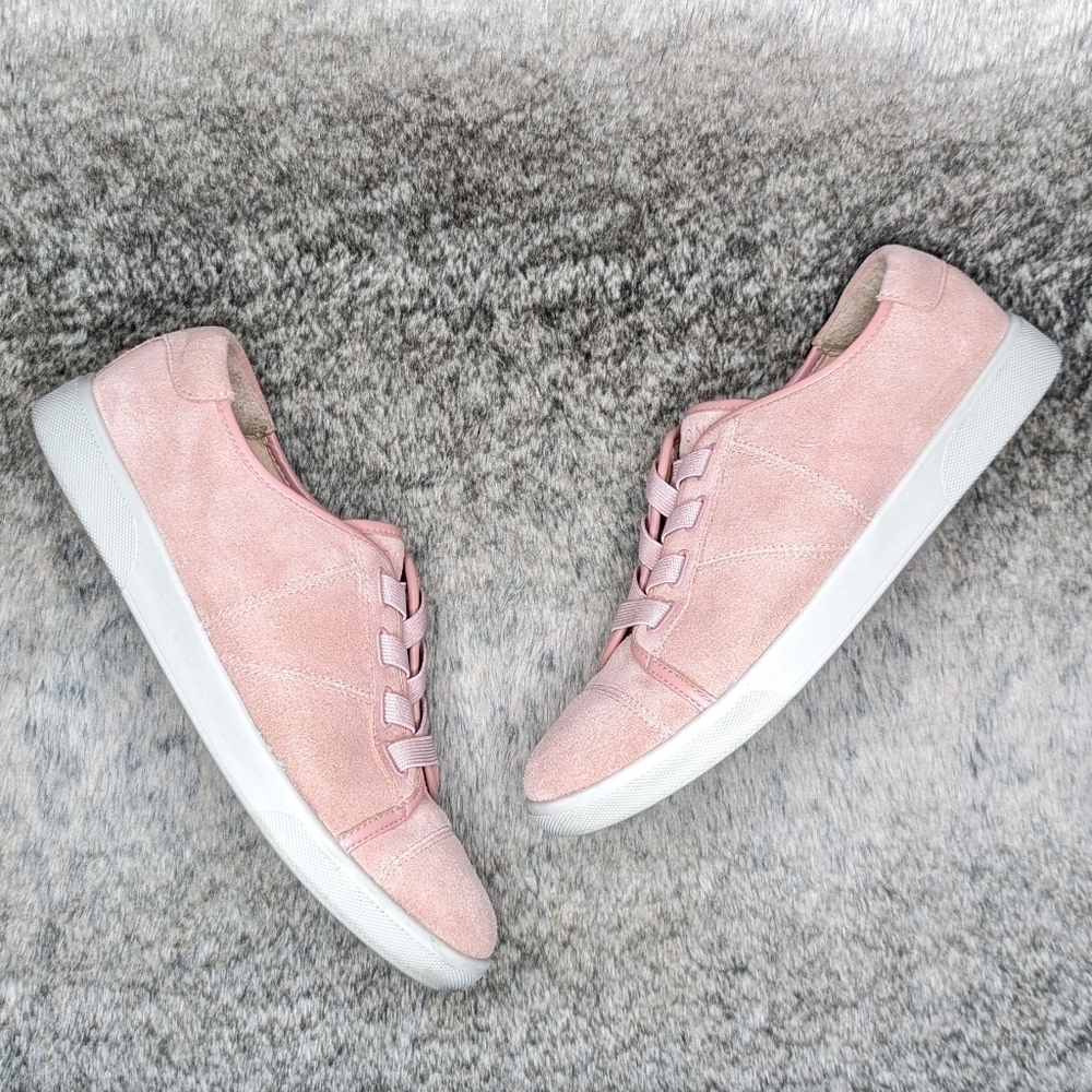 Vionic Jean Suede Slip On Sneaker Pink Women's 7 - Picture 9 of 13